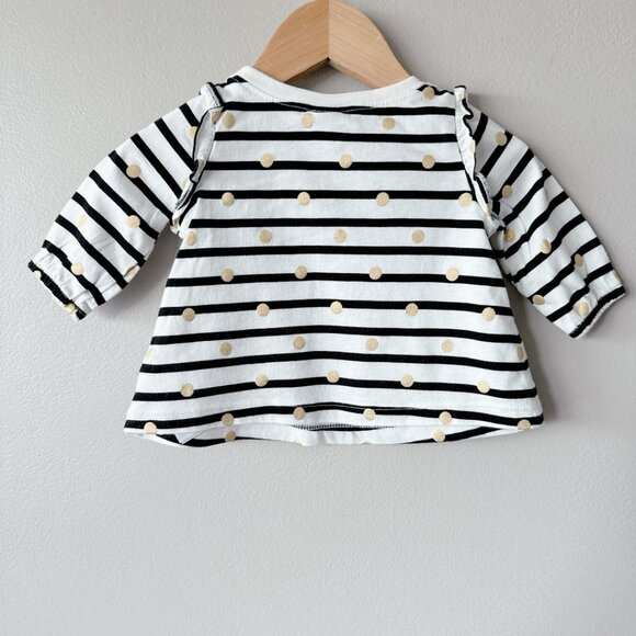 🧸 SALE! (5/$15, 8/$22, 12/$30) Old Navy striped baby girl top 0-3m - Picture 6 of 10